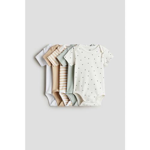 5-PACK COTTON BODYSUITS
