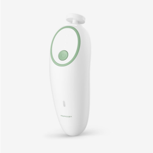 Momcozy Baby Nail File Electric, Gentle Baby Nail Trimmer Electric Rechargeable, Baby Nail Clipper Electric, 7 Grinding Head Replacement Pads