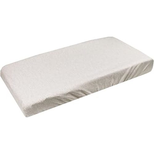 Premium Knit Changing Pad Cover by Copper Pearl: Soft, Stylish, and Universal Fit for All Standard Diaper Changing Pads, Trendy Design Changing Pad Covers, Oat