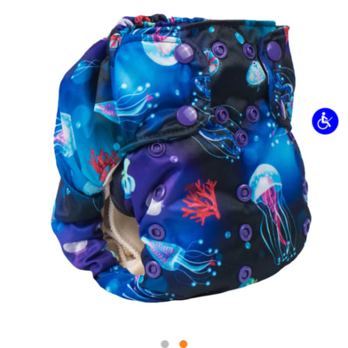 Smart One 3.1 Cloth Diaper - Ocean Blooms – Smart Bottoms