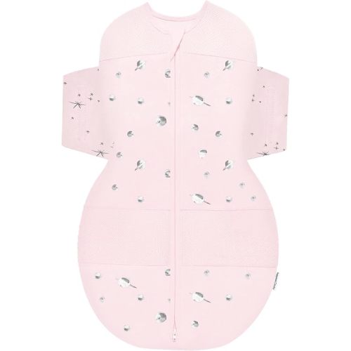 Happiest Baby SNOO Sleep Sack - 100% Organic Cotton Baby Swaddle Blanket, Medium