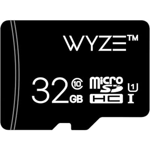 Wyze Expandable Storage 32GB MicroSDHC Card Class 10, Black
