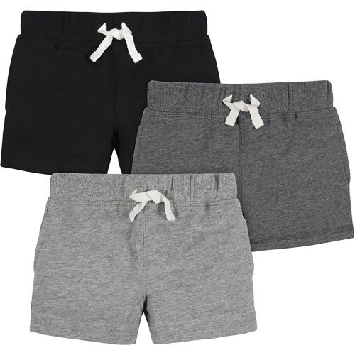 Gerber Baby-Boys Toddler 3-Pack Pull-On Knit Shorts