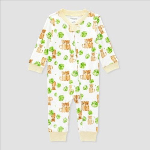 Burt's Bees Baby® Baby Cheetah Sleep N' Play - White, Size: Newborn