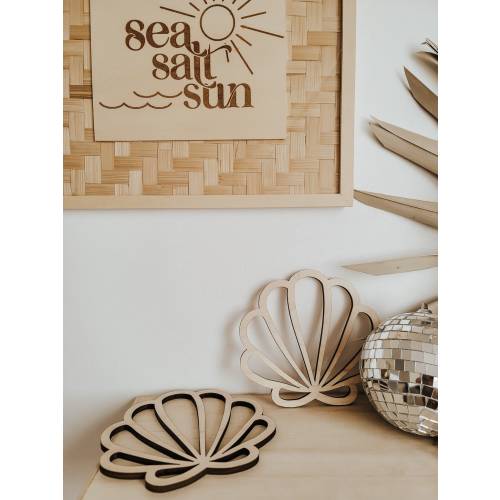 Seashell Decor  | Coastal Nursery Decor | Ocean Theme Nursery | Seashell Room Decor | Girl Baby Shower Gift | Mermaid Nursery Decorations
