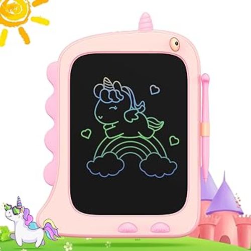 ORSEN 8.5 Inch LCD Doodle Board Tablet for Girls - Unicorn Drawing Pad for Kids 2-7 Years Old - Travel Toy Birthday Gift