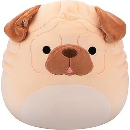 Squishmallows Original 24in Morton The Brown Shar Pei Dog – Official Jazwares Plush (Jumbo)