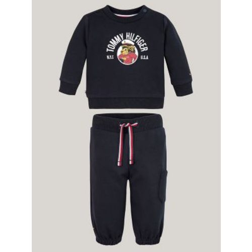 Babies' Nautical Hilfiger Logo Sweatsuit