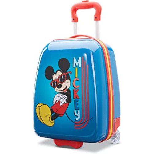 American Tourister Kids' Disney Hardside Upright Luggage, Mickey, Carry-On 18-Inch
