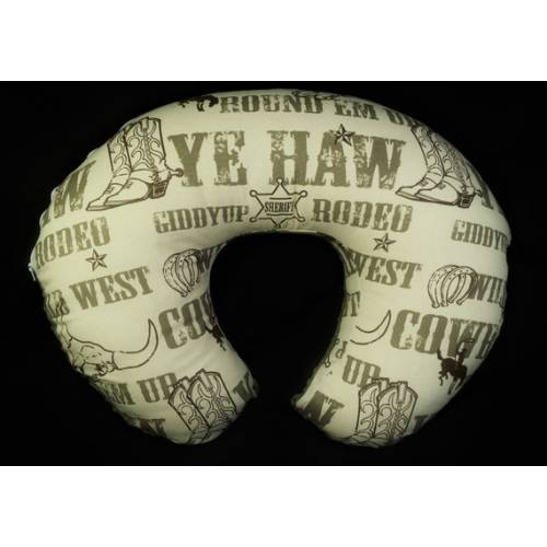 Nursing Pillow Cover Cowboy With Minky Underside - Etsy