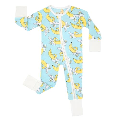 Little Sleepies Pajamas for Baby Boys & Girls, Viscose from Bamboo Baby Pajamas, Snug Baby Sleeper, Toddler PJs, 2-Way Zipper