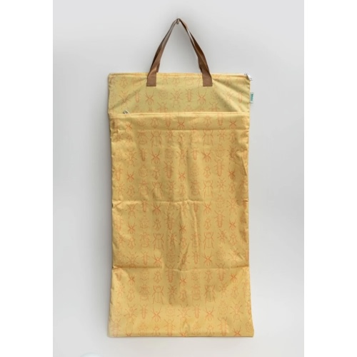 Large Zipper Hanging Wet Bag, Laundry Bag with Handles