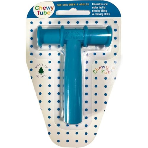 Chewy Tubes, 1 Blue (Large) Chewy Tube - Pediatric and Adult Sensory Treatment Tool
