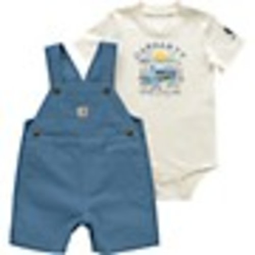 Carhartt Kid's Short Sleeve Bodysuit & Canvas Shortall Set at Tractor Supply Co