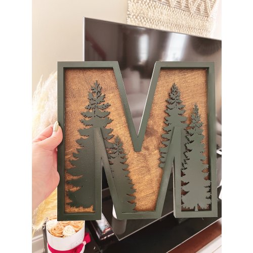 Alphabet letter sign| Layer letter sign| boy sign| Gift for him| sign| nursery wall art| baby sign| home decor| wood sign| home decor| decor