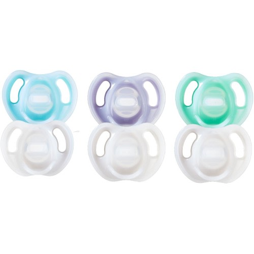 Tommee Tippee Ultra-light Soothers, 0-6m, 2 Pack - Assorted*