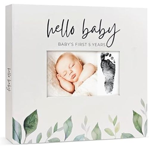 LUMOSX Baby Book Gender Neutral Baby Book Keepsake First 5 Year Milestone Baby Memory book Baby Journal Gifts For Expecting Moms Baby Gifts for Boys, Baby Gifts for Girls, Baby Books for New Parents