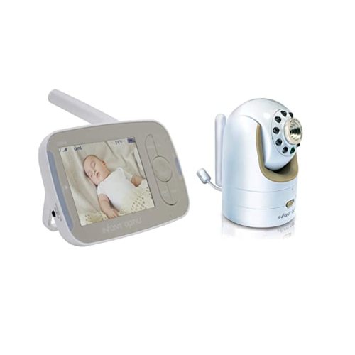 Infant Optics Accessories Optics DXR-8 v1.3 Full Kit Baby Monitor, Round-pin Charging Port Version, White