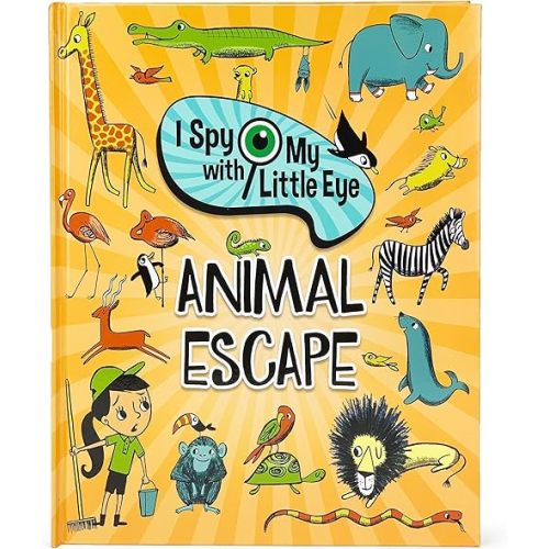 I Spy With My Little Eye Animal Escape - Kids Search, Find, and Seek Activity Book, Ages 3, 4, 5, 6+ Hardcover – Picture Book, November 10, 2020