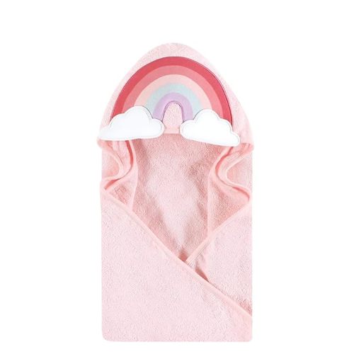 Cotton Hooded Towel, Rainbow, One Size
