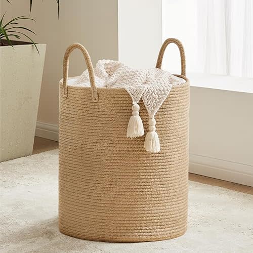 Laundry Hamper Basket with Linen Lid