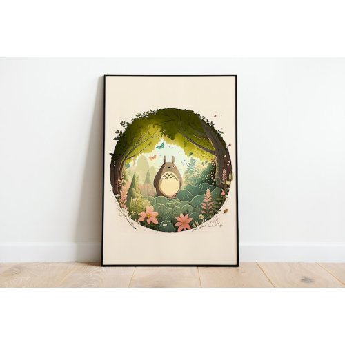 Studio Ghibli My Neighbor Totoro Poster Instant Download Anime - Etsy