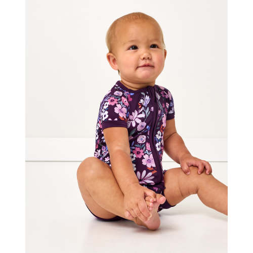 Violet Meadow Shorty Zippy | Little Sleepies