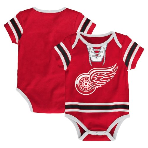 Infant Detroit Red Wings Red Hockey Jersey Bodysuit