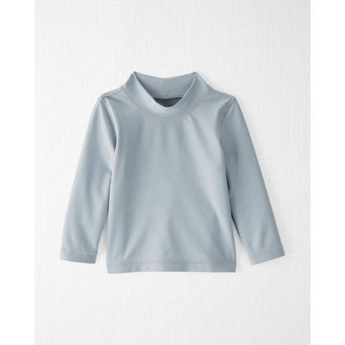 Little Planet - Baby Recycled Long Sleeve Swim Rashguard - Blue Creek, 6M