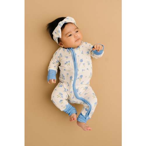 Blue Blooms Bamboo Sleeper