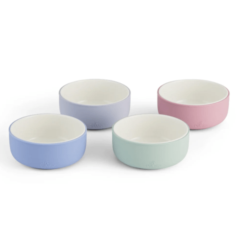 Porcelain Bowl with Silicone Sleeves