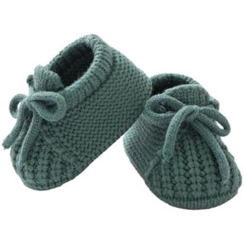 DovFanny Baby Booties Newborn Baby First Shoes Cozy Warm Knit Soft Booties for Toddler Infant Boy Girl