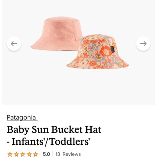 Patagonia Baby Sun Bucket Hat - Infants'/Toddlers' | REI Co-op