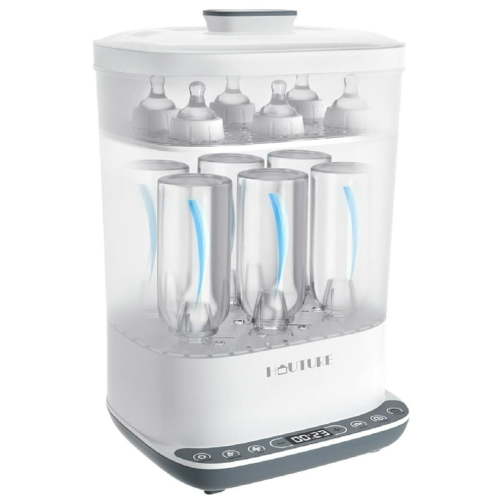 HAUTURE Bottle Sterilizer and Dryer, 6-in-1 Electric Steam Sterilizer for Baby Bottles & Accessories