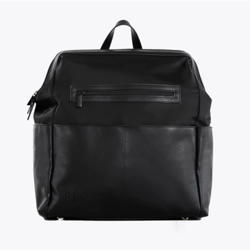 BÉIS 'The Diaper Backpack' in Black - Black Diaper Bag & Diaper Backpack