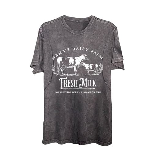 Comfort Breastfeeding Shirts for Women Zip Nursing Tops Causal Distressed Acid Washed Maternity Tees