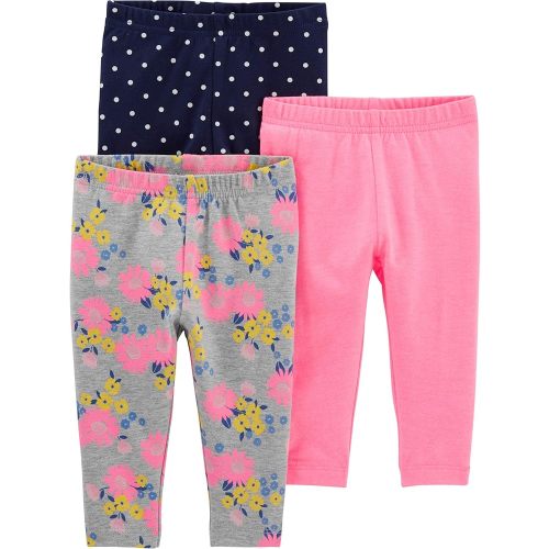 Simple Joys by Carter's Girls' 3-Pack Leggings