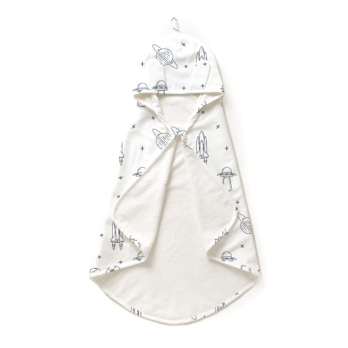 Organic Baby Hooded Towel - Astro