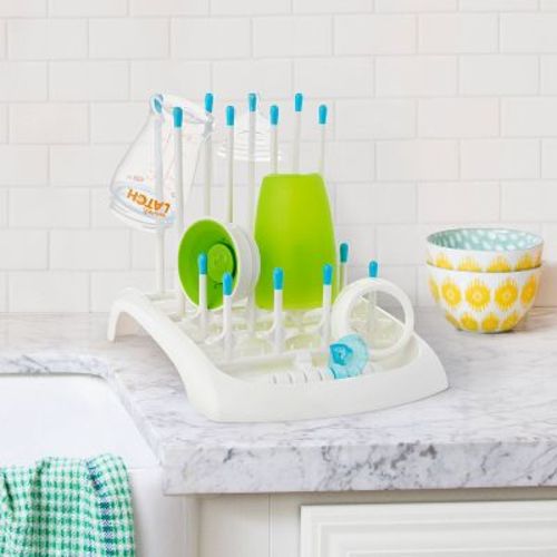 Munchkin Fold Cup and Bottle Drying Rack - White