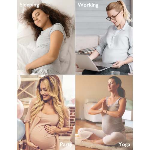 High Waist Pregnancy Seamless Soft Belly Support Panties (3 Pack)