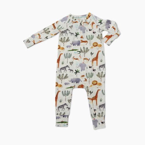 Loulou Lollipop Sleeper (Tencel) - Safari, 0-3 M