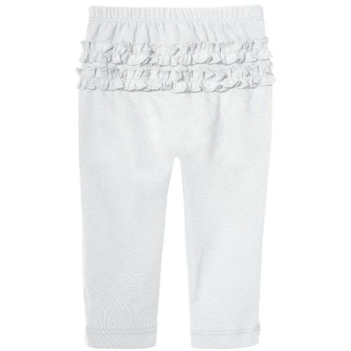 City Threads Usa-made Baby Ruffle Butt Soft Cotton Leggings | Deep Purple - 3/6m