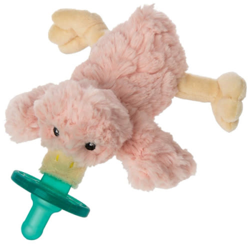 Mary Meyer WubbaNub Infant Pacifier, 6-Inches, Blush Putty Duck