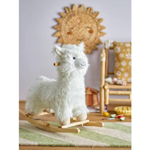 Soft Alpaca Rocking Toy, Big Plush Decor, Soft Animal Decoration, Cute, Neutral Kid&#39;s, Infant Room Decor, Cozy, Decorative, Baby Shower Gift