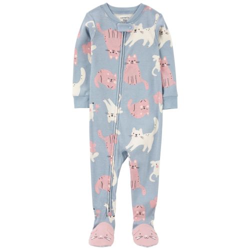 Baby 1-Piece Cat 100% Snug Fit Cotton Footie Pajamas - Carter's | Carter's