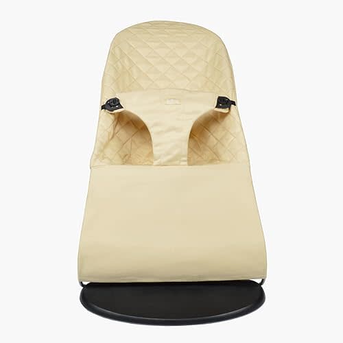 Fabric seat for Bouncer Belltop Compatible with Babyjörn Bouncer (Cover, seat): Balance, Soft & Bliss. Cover for Baby Bouncer. Baby seat for Hammock: Ergonomic fit. Hypoallergenic Poly Cotton - Beige