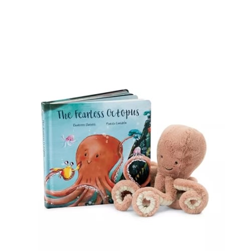 The Fearless Octopus Book + Octopus Jellycat
