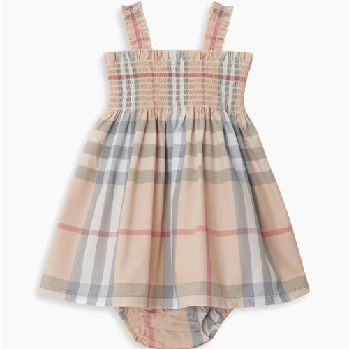 Burberry Baby Girl's Smocked Check Dress & Bloomers Set | Saks Fifth Avenue
