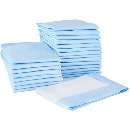 McKesson Classic Underpads, Incontinence Bed Pads, Light Absorbency, 17 in x 24 in, 300 Count