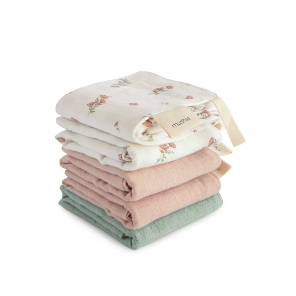 Muslin Cotton Washcloth – Mushie